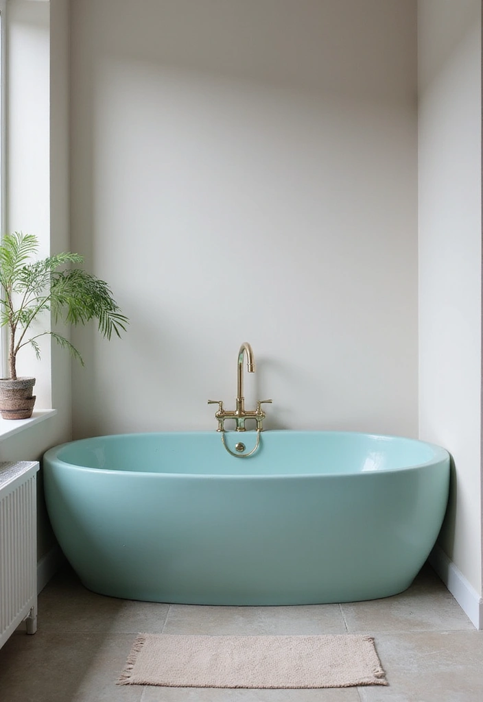 27 Aqua Bathroom Ideas That Feel Fresh - 18. Aqua Bathroom Fixtures