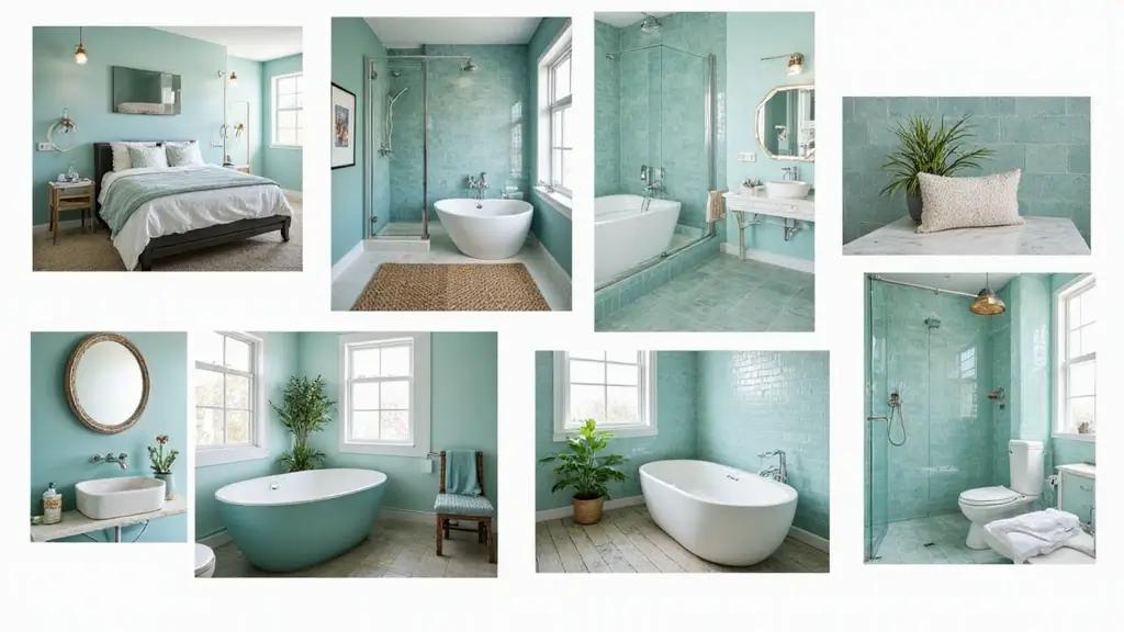27 Aqua Bathroom Ideas That Feel Fresh