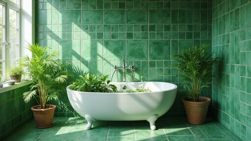 27 Bathroom Ideas Green Tiles That Feel Fresh