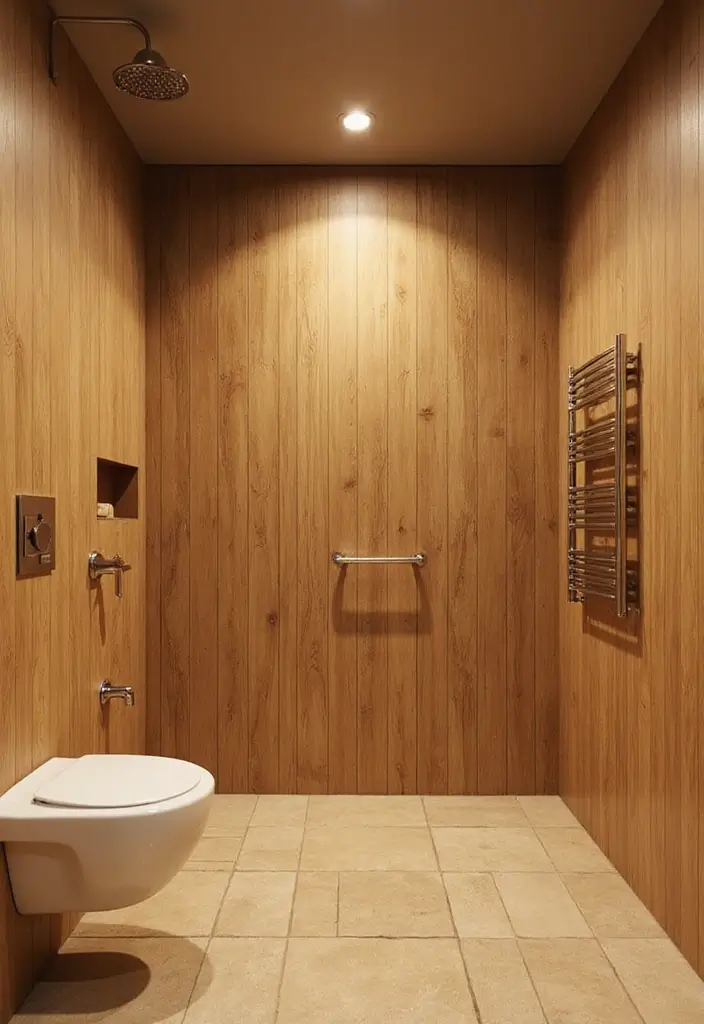 27 Bathroom Shower Floor Tile Ideas For Safety And Style - 6. Eco-Friendly Bamboo Tiles