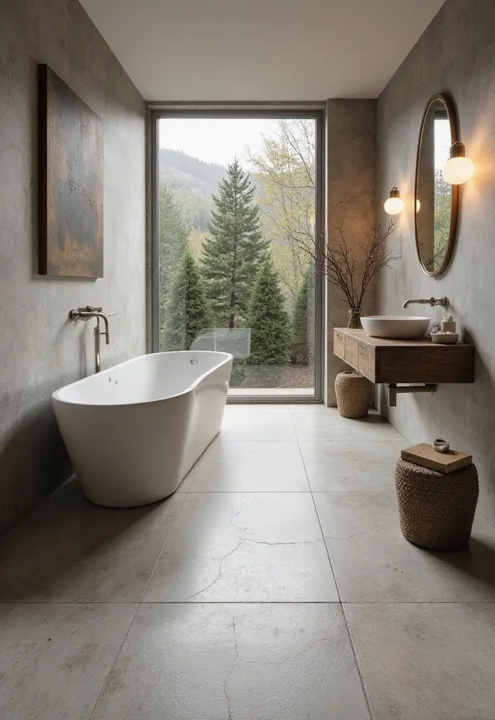 27 Bathroom Tile Floor Ideas For Modern Homes - 12. Matte Finish Tiles