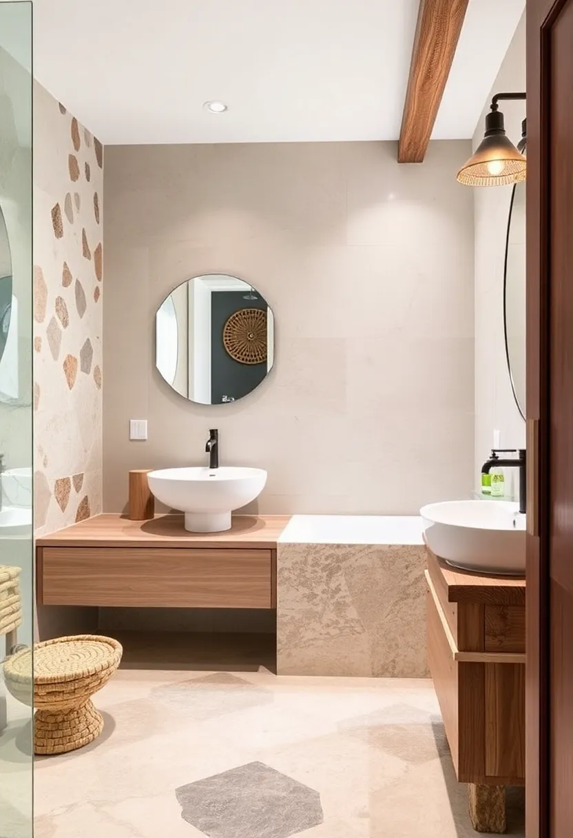 27 Cottage Core Bathroom Designs That Feel Peaceful - 26. Outdoor Inspiration