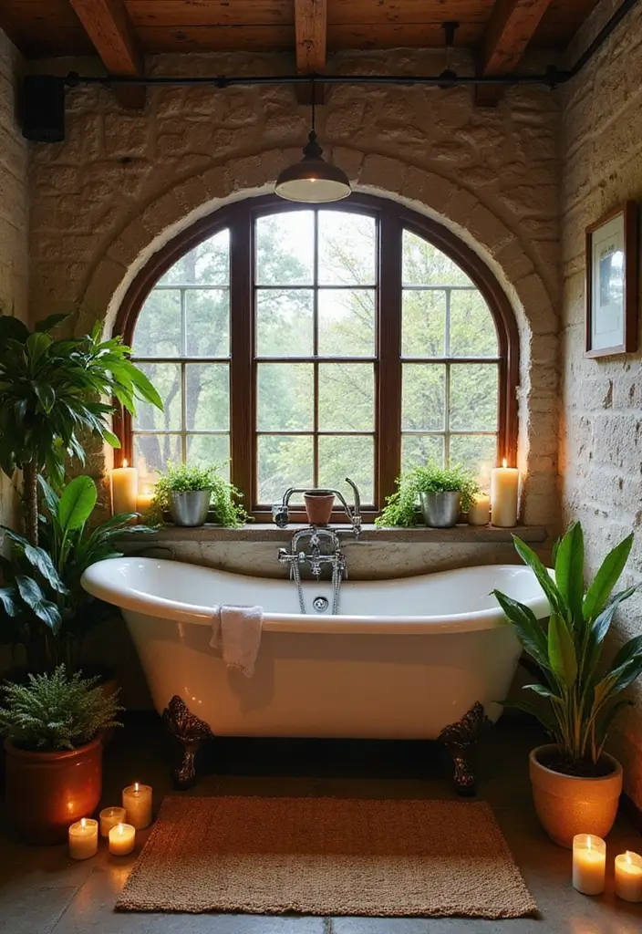 27 Cottage Core Bathroom Designs That Feel Peaceful - 6. Clawfoot Tubs