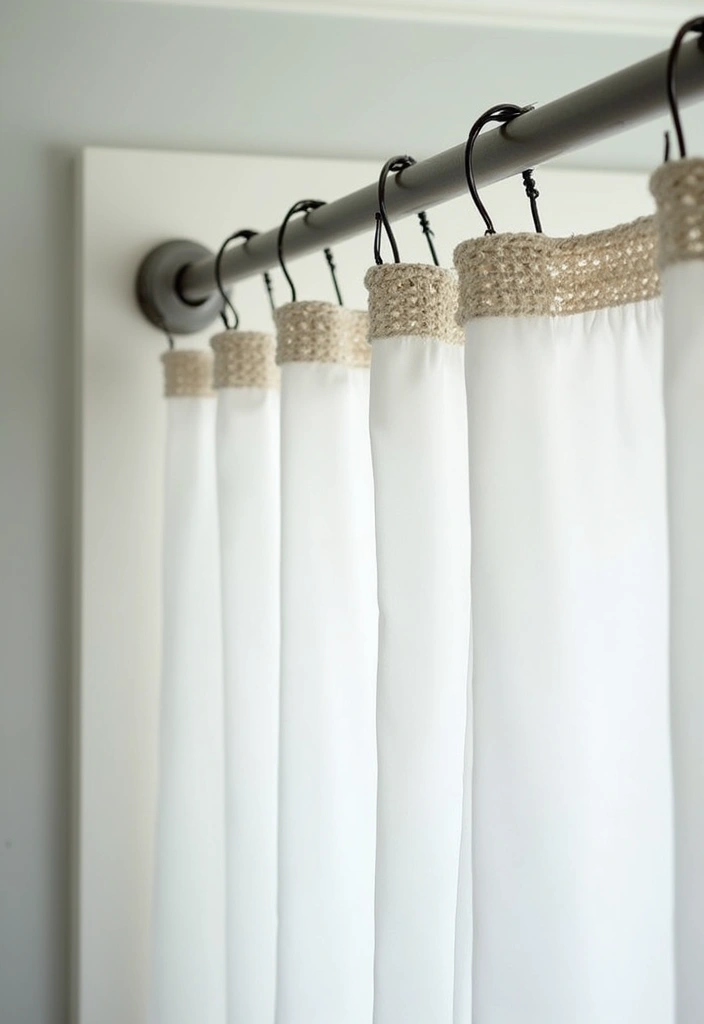 27 Crochet Bathroom Decor Ideas That Add Handmade Charm - 12. Crochet Shower Hooks