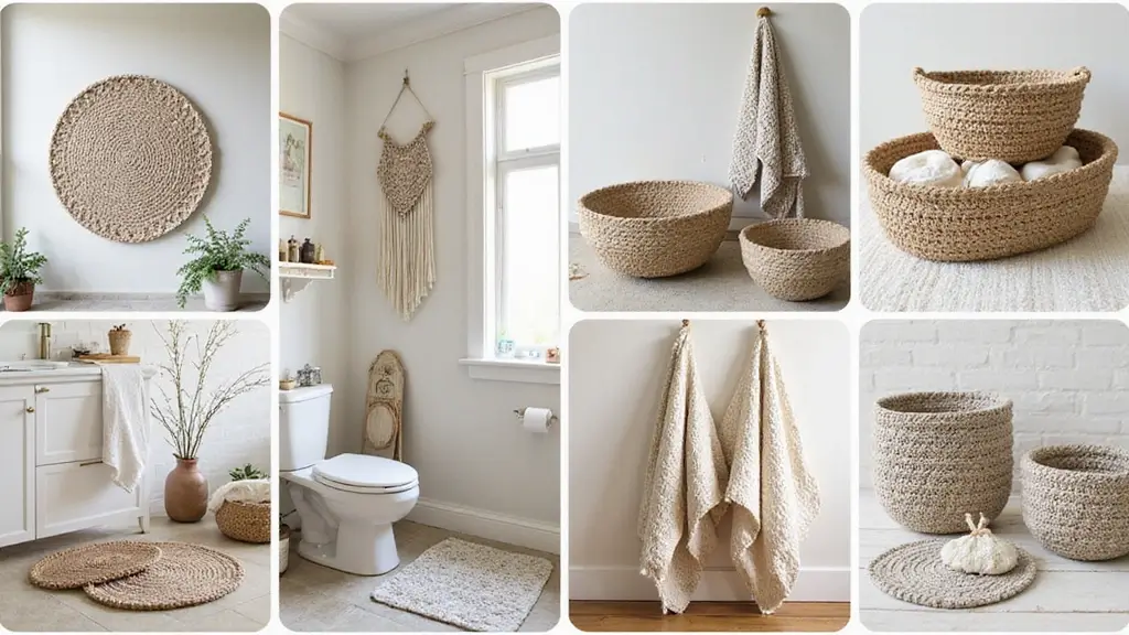 27 Crochet Bathroom Decor Ideas That Add Handmade Charm