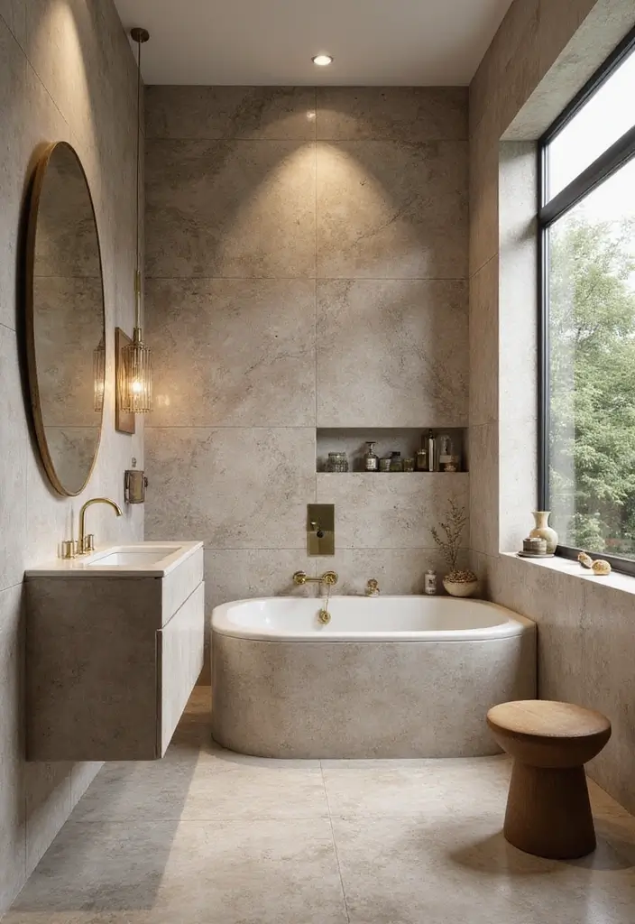 27 Indian Bathroom Tiles Design Inspiration for Eco-Friendly Decor - 13. Luxurious Textured Tiles