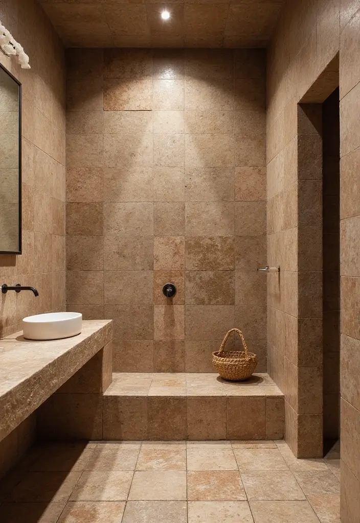 27 Indian Bathroom Tiles Design Inspiration for Eco-Friendly Decor - 5. Traditional Khadi Tiles