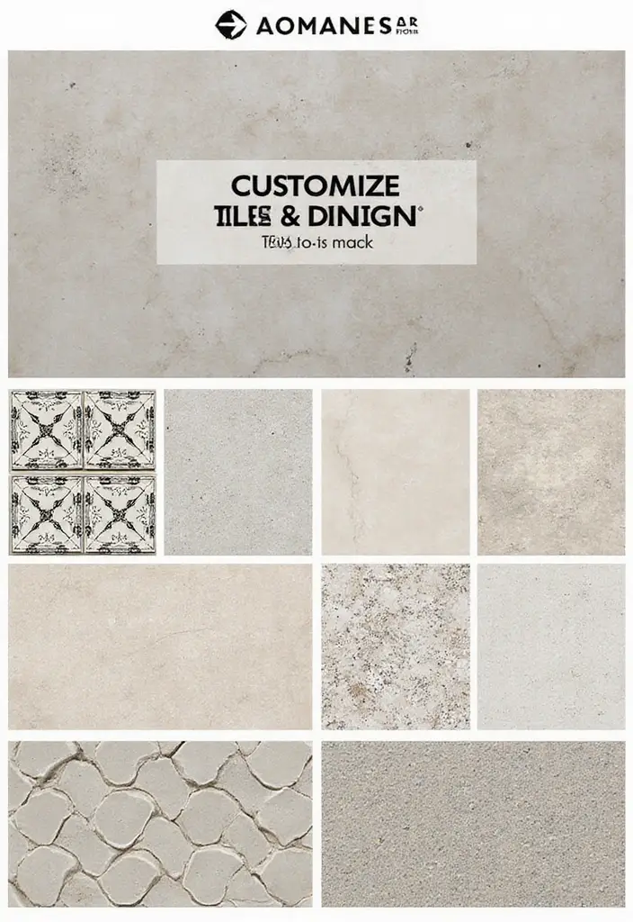 27 Latest Bathroom Tiles Design Trends 2024: Eco-Friendly Edition - 27. Customizable Tile Designs