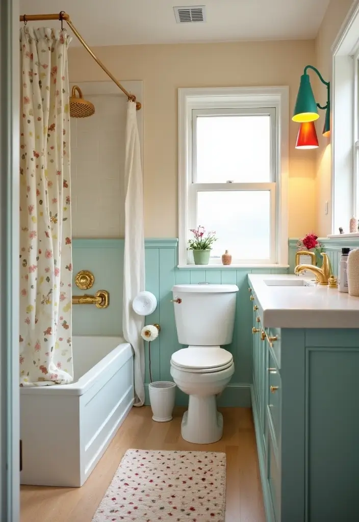 27 Modern Kids Bathroom Ideas That Feel Fun - 6. Fun Lighting Fixtures