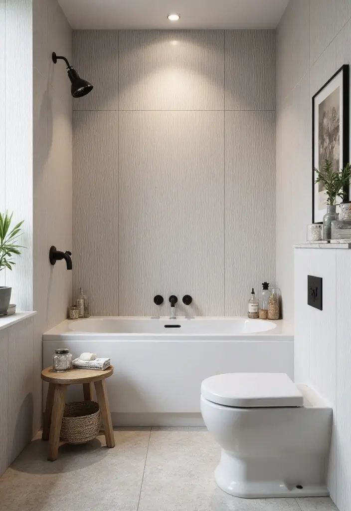 27 Small Bathroom Tile Ideas That Create Space - 3. Vertical Tile Layouts