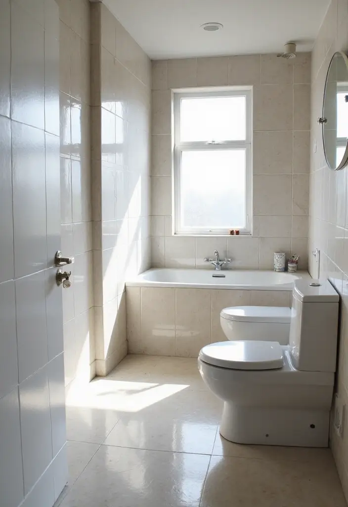 27 Small Bathroom Tile Ideas That Create Space - 9. Glossy Finishes