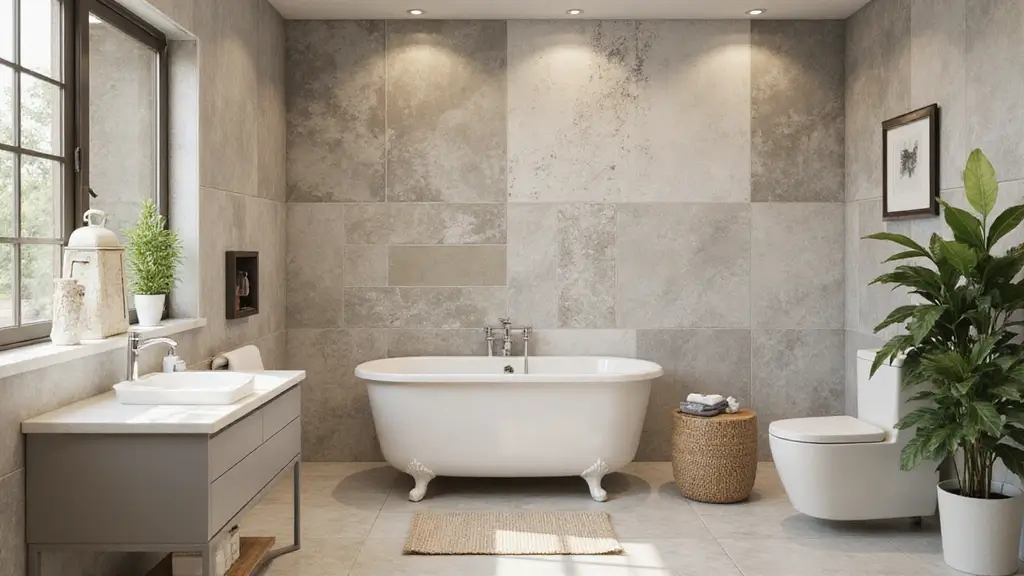 27 Small Bathroom Tile Ideas That Create Space