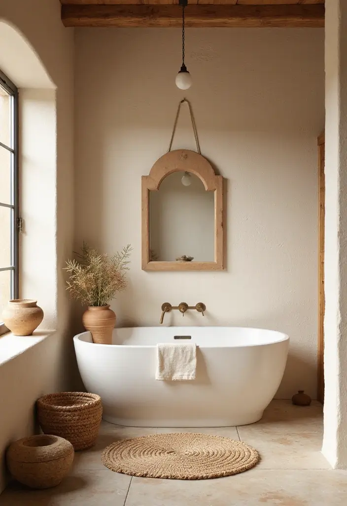 28 Bathroom Decor Beige And Calming - 10. Rustic Beige Accessories
