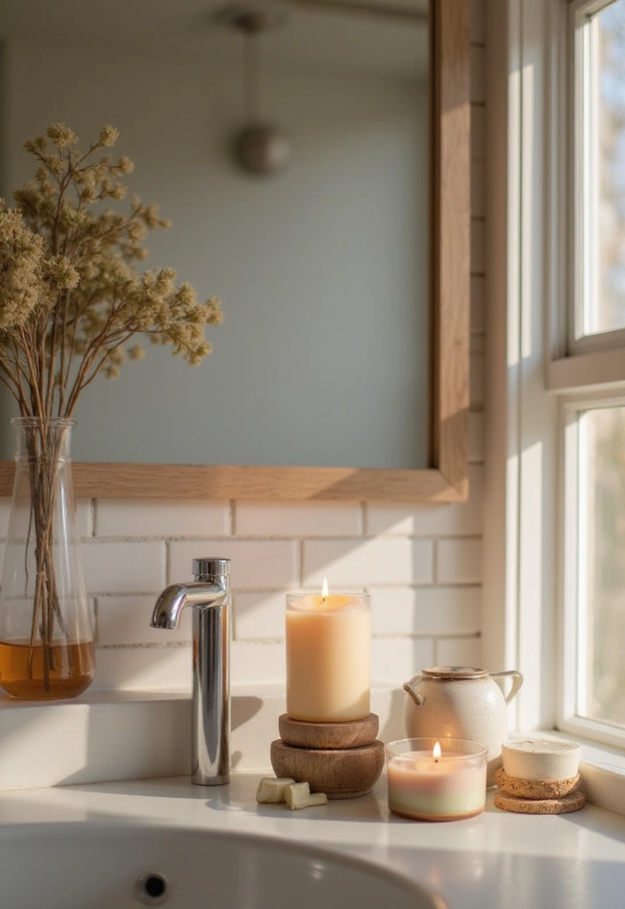 28 Bathroom Decor Beige And Calming - 16. Calming Scents