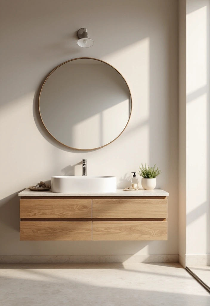 28 Bathroom Decor Beige And Calming - 2. Minimalist Vanity Designs