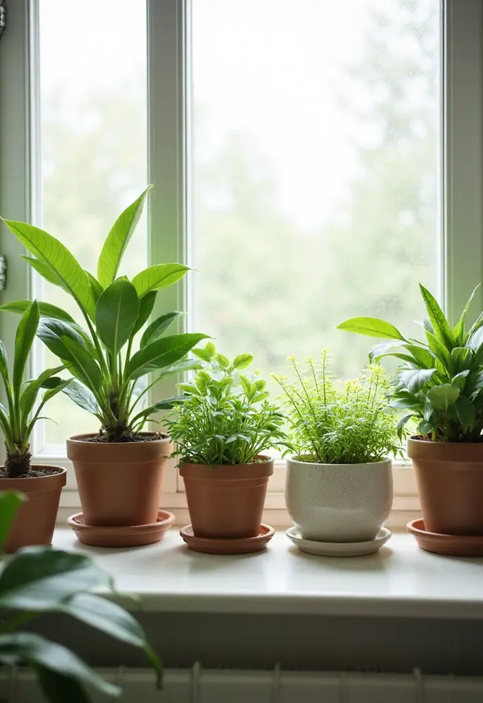 28 Bathroom Essentials Checklist For New Homes - 11. Potted Plants