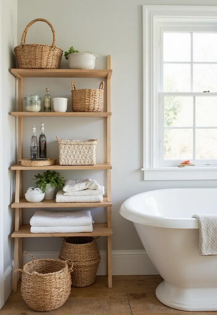 28 Bathroom Essentials Checklist For New Homes - 13. Stylish Bathroom Storage