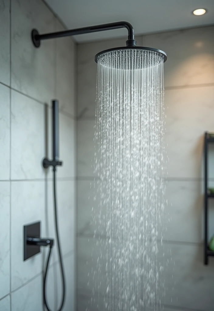28 Bathroom Essentials Checklist For New Homes - 18. Water-Saving Showerheads