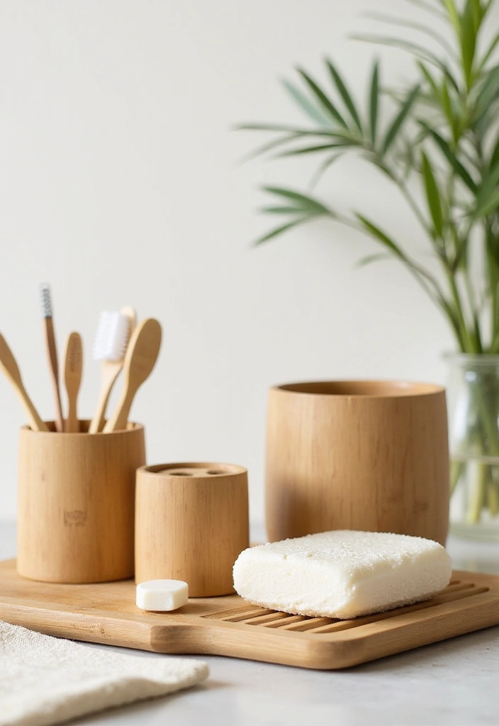 28 Bathroom Essentials Checklist For New Homes - 2. Bamboo Bath Accessories