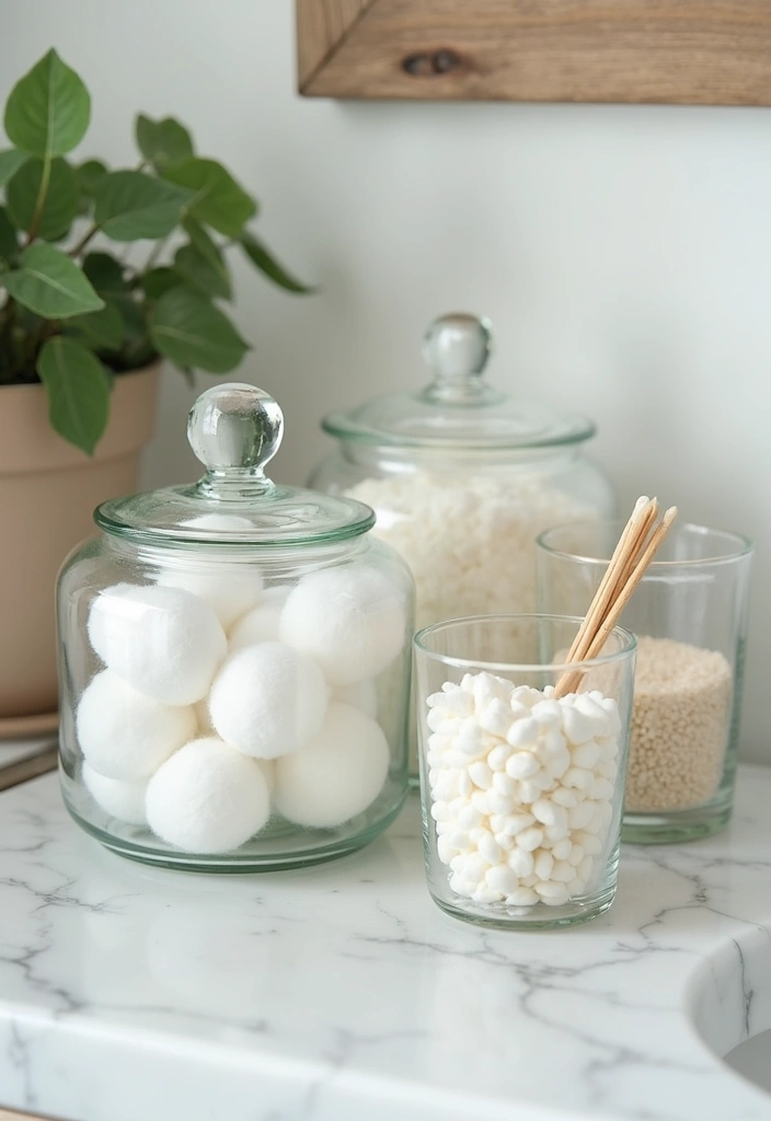 28 Bathroom Essentials Checklist For New Homes - 3. Recycled Glass Containers