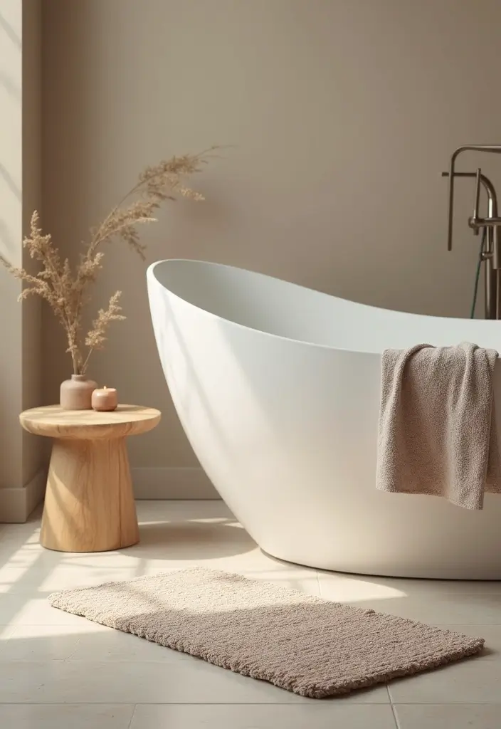 28 Bathroom Essentials Checklist For New Homes - 8. Sustainable Bath Mat