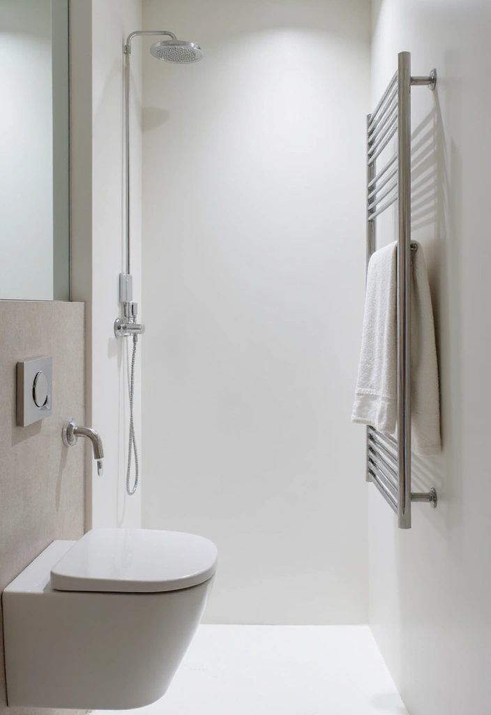 28 Bathroom Hardware Ideas That Upgrade Instantly - 10. Wall-Mounted Fixtures