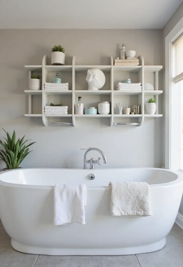 28 Bathroom Hardware Ideas That Upgrade Instantly - 18. Space-Saving Shelves