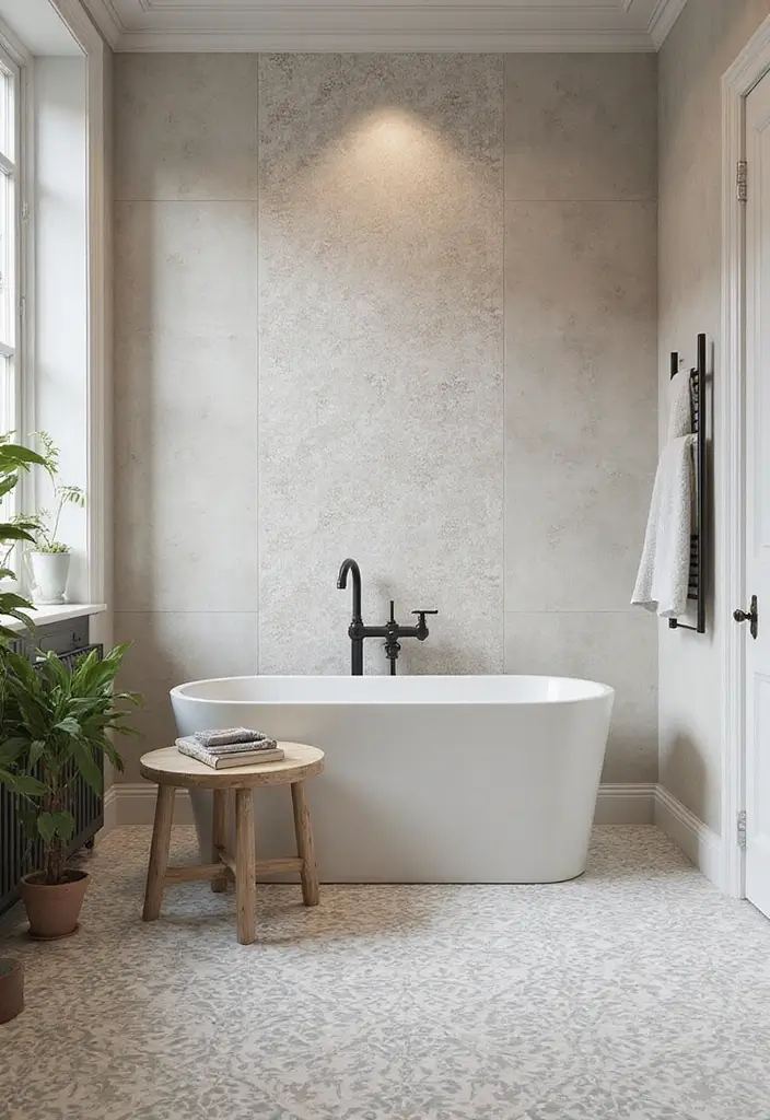 28 Bathroom Tiling Ideas For A Custom Look - 18. Patterned Ceramic Tiles