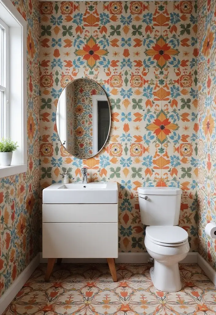28 Bathroom Tiling Ideas For A Custom Look - 5. Eco-Friendly Cement Tiles