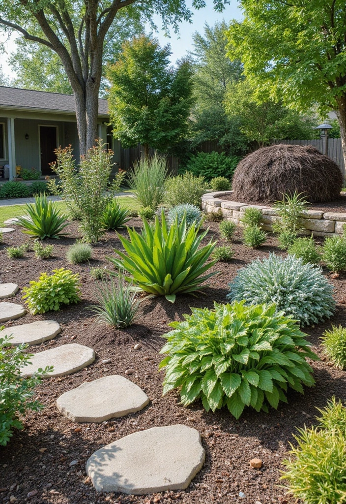 28 Eco-Friendly 2 Bedroom 2 Bathroom House Plans With Smart Layouts - 14. Smart Landscaping