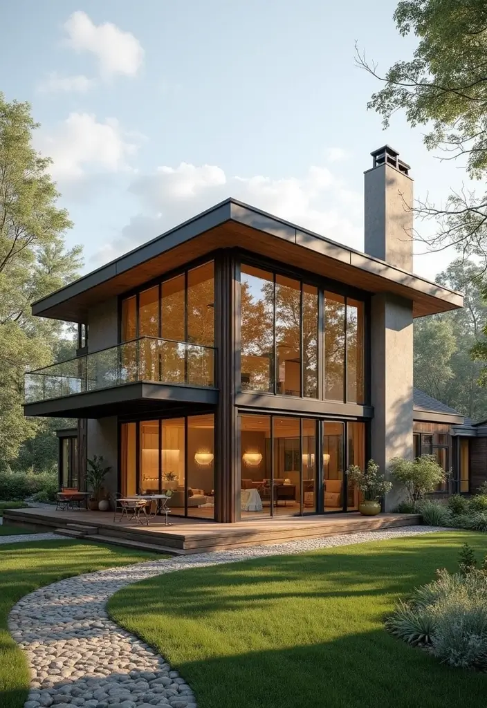 28 Eco-Friendly 2 Bedroom 2 Bathroom House Plans With Smart Layouts - 19. Passive Solar Design