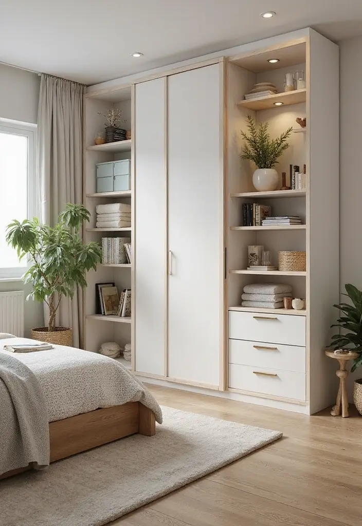 28 Eco-Friendly 2 Bedroom 2 Bathroom House Plans With Smart Layouts - 22. Smart Storage Solutions