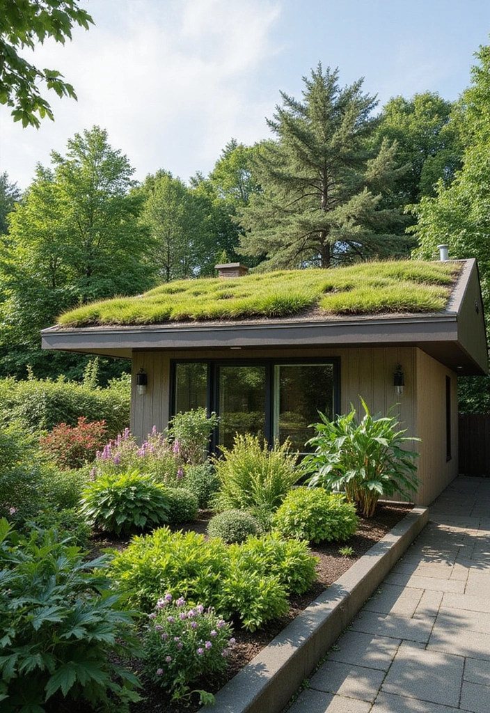 28 Eco-Friendly 2 Bedroom 2 Bathroom House Plans With Smart Layouts - 8. Green Roofs
