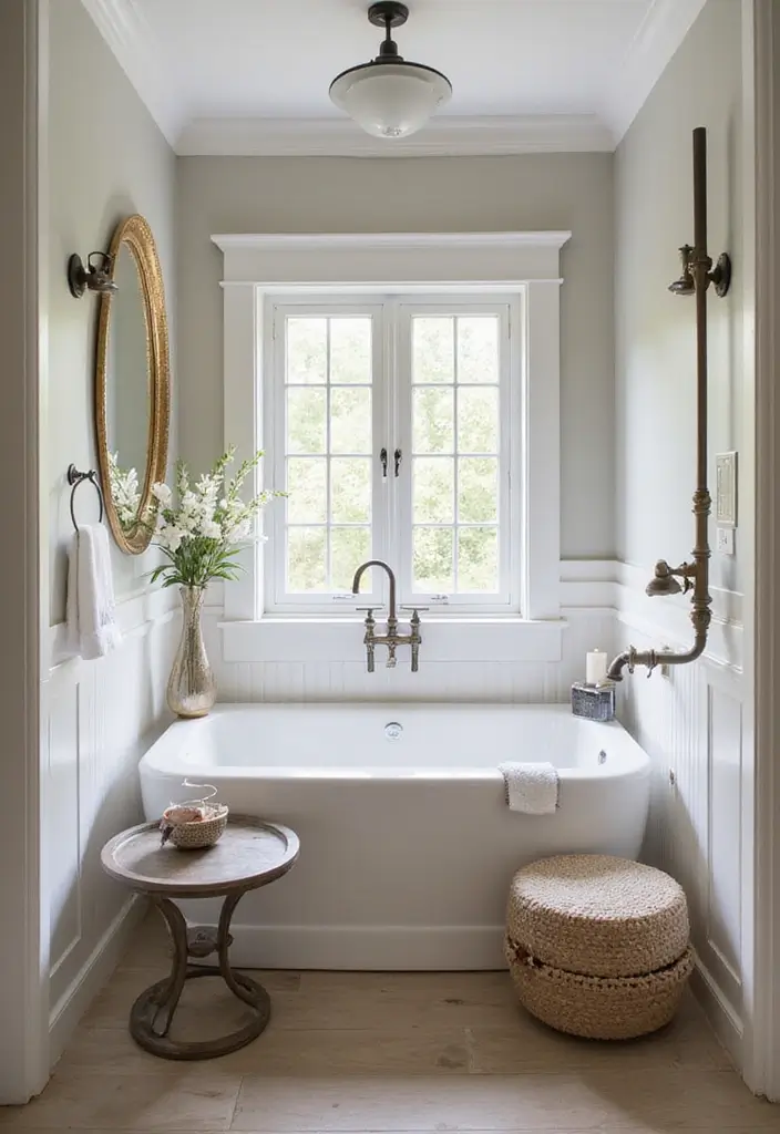 28 Modern Bathroom Bloxburg Ideas For Builders - 16. Vintage Touches