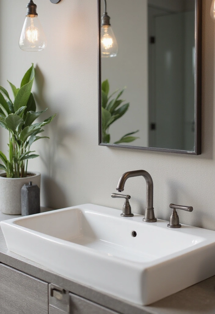 28 Modern Bathroom Bloxburg Ideas For Builders - 20. Stylish Faucets