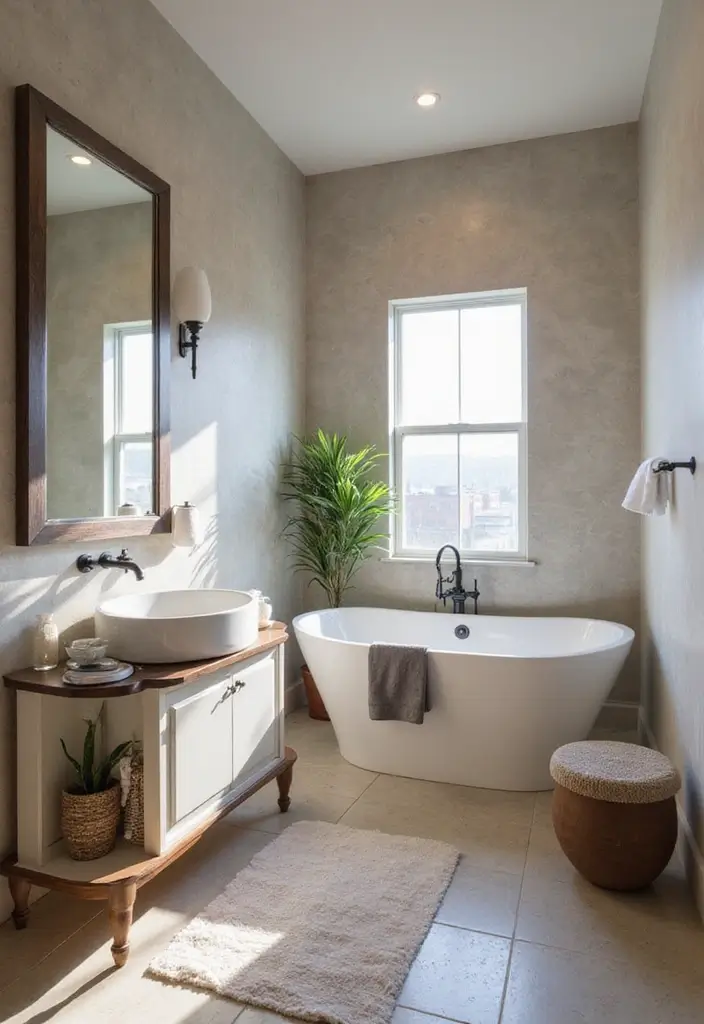 28 Modern Bathroom Bloxburg Ideas For Builders - 21. Creative Use of Mirrors