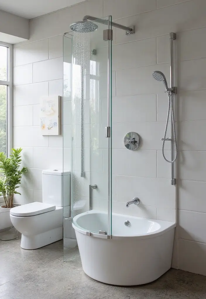 28 Modern Bathroom Bloxburg Ideas For Builders - 25. Unique Showerhead Designs