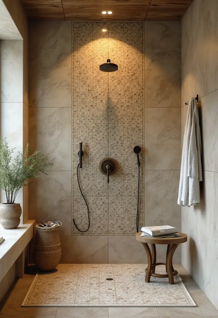 28 Old World Bathroom Designs That Feel Grand - 21. Luxurious Shower Spaces
