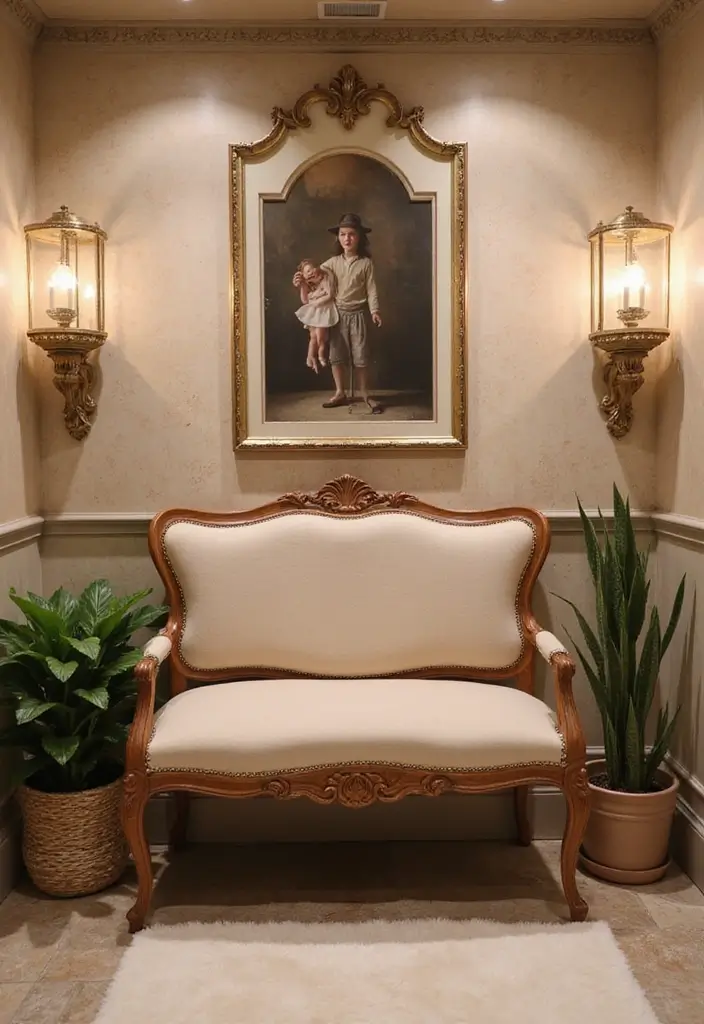 28 Restaurant Bathroom Ideas That Impress Guests - 17. Comfortable Seating Areas