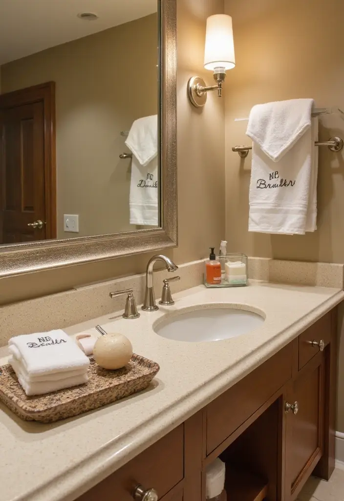 28 Restaurant Bathroom Ideas That Impress Guests - 18. Personalized Amenities