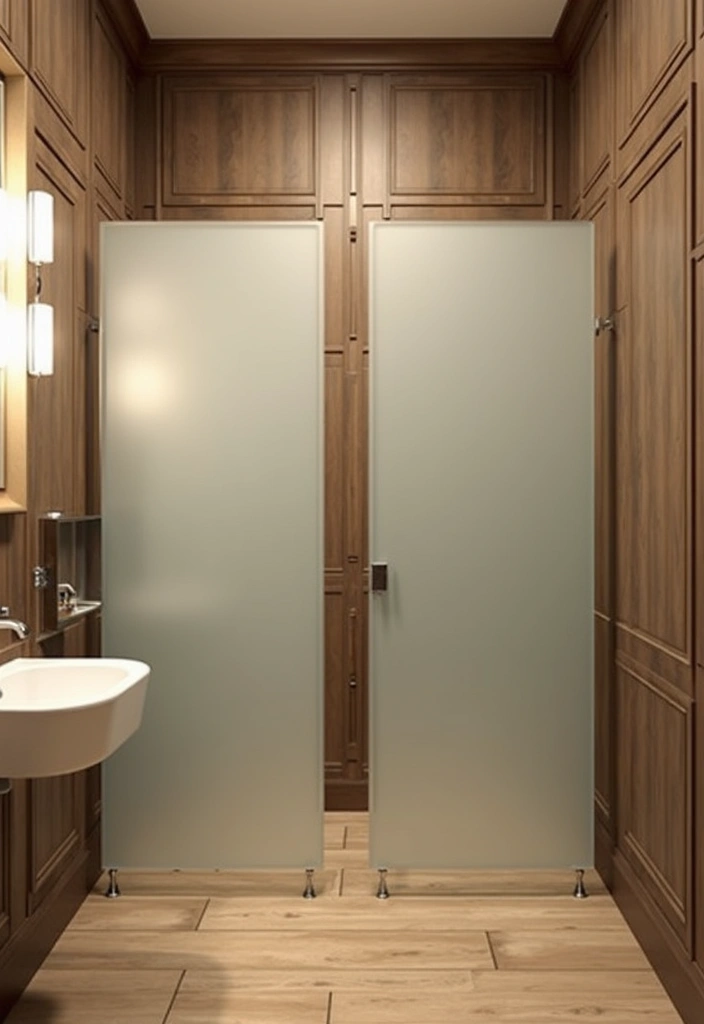28 Restaurant Bathroom Ideas That Impress Guests - 21. Privacy Enhancements
