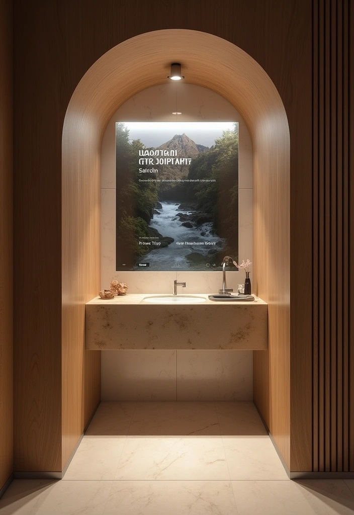 28 Restaurant Bathroom Ideas That Impress Guests - 24. Interactive Features