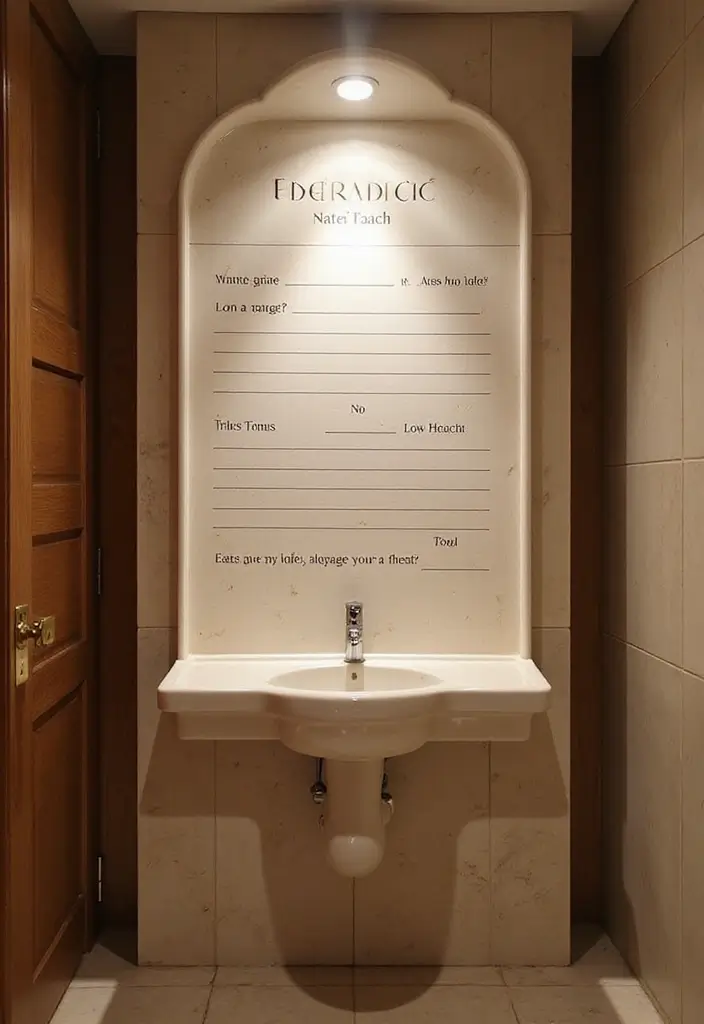 28 Restaurant Bathroom Ideas That Impress Guests - 28. Personalized Guest Feedback