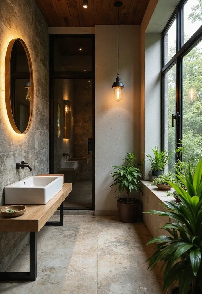 28 Restaurant Bathroom Ideas That Impress Guests - 4. Eco-Friendly Features