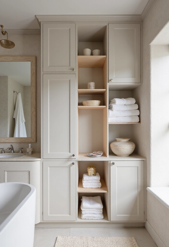28 Scandinavian Bathroom Ideas That Feel Minimal And Clean - 5. Minimalist Storage Solutions