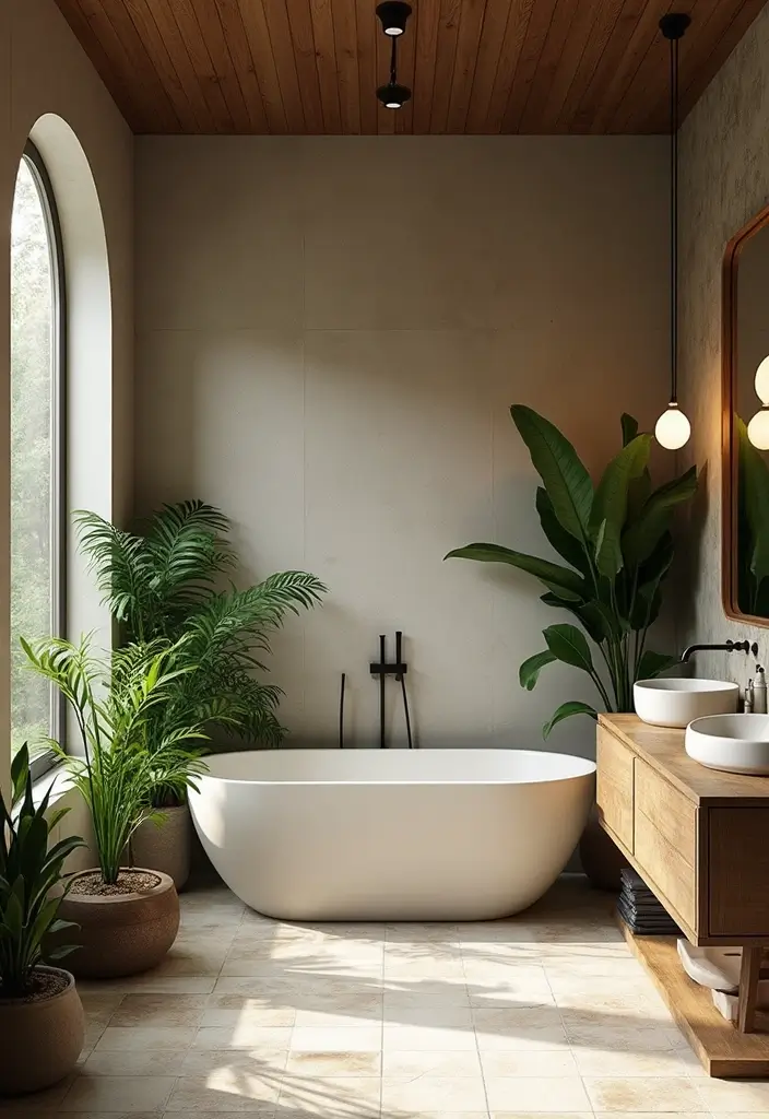 28 Scandinavian Bathroom Ideas That Feel Minimal And Clean - 9. Natural Elements
