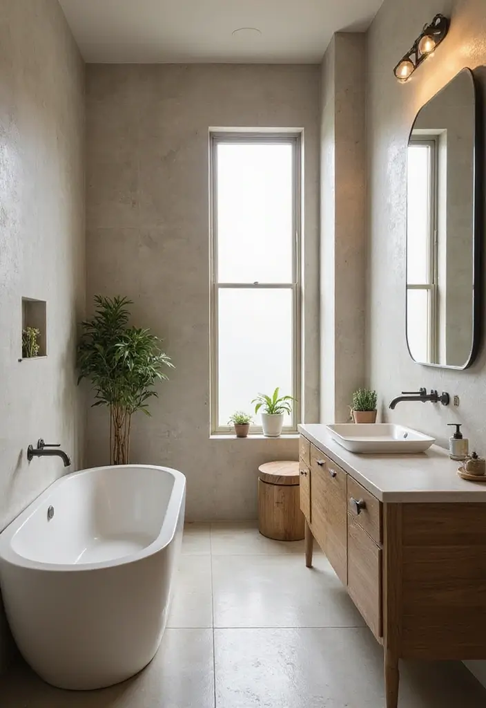 28 Small Bathroom Modern Design Inspirations - 22. Eco-Friendly Designs