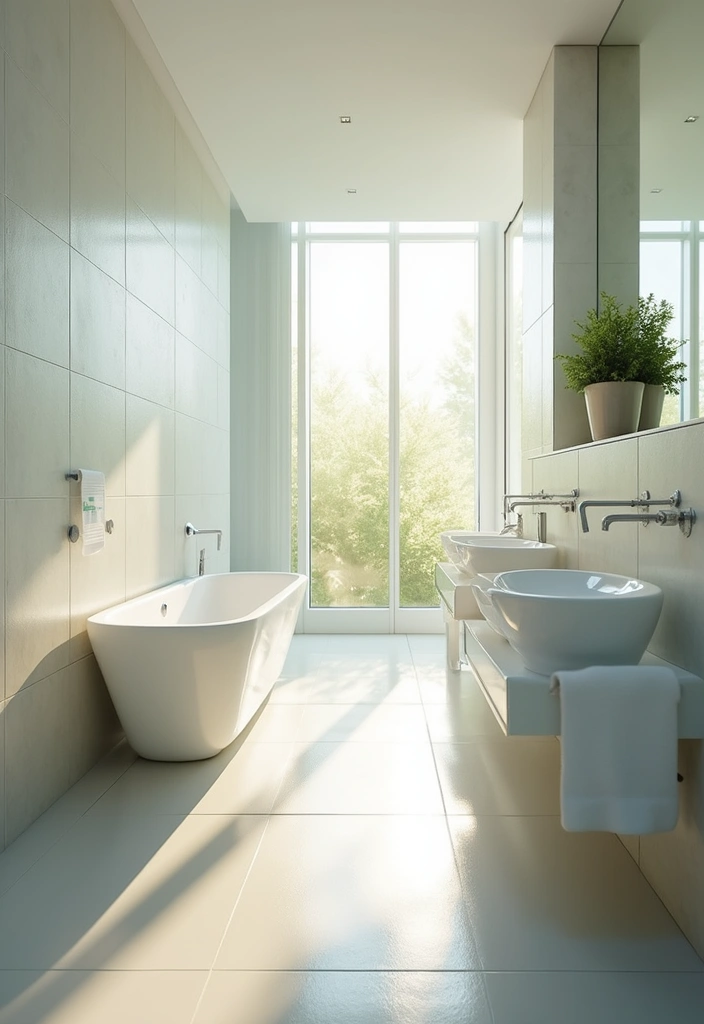 28 Small Bathroom Modern Design Inspirations - 6. Light and Bright