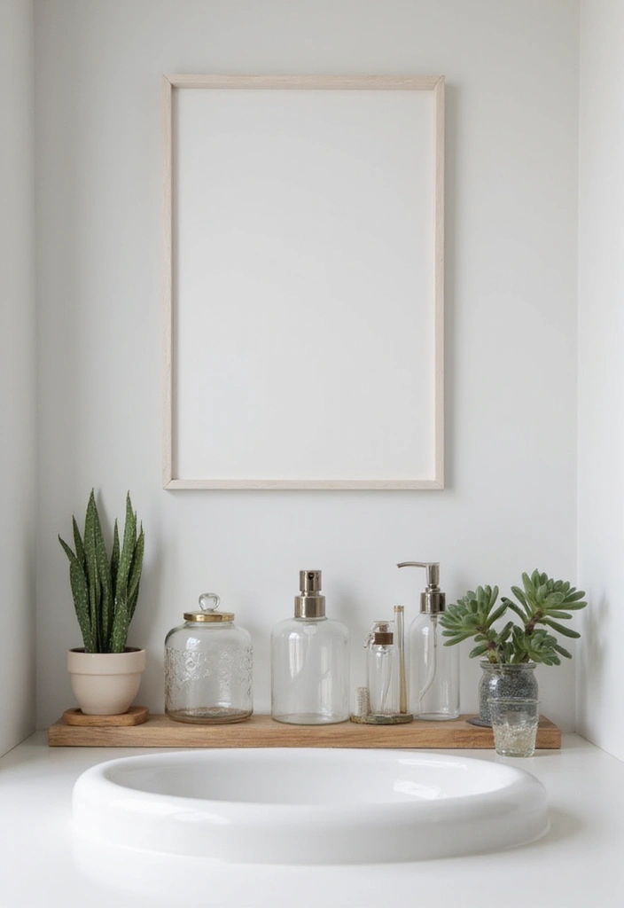 28 Small Bathroom Modern Design Inspirations - 7. Minimalist Accessories