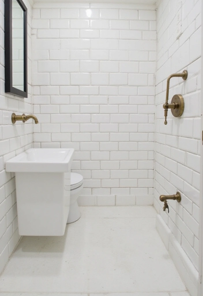 28 Small Bathroom Tiles Design Ideas That Feel Elegant - 1. Classic Subway Tiles